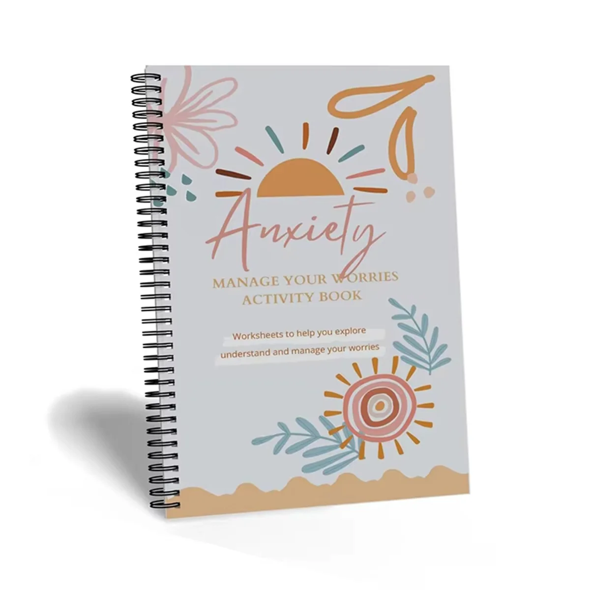 Anxiety Relief Workbook – CBT Therapy Journal & Mental Health Diary