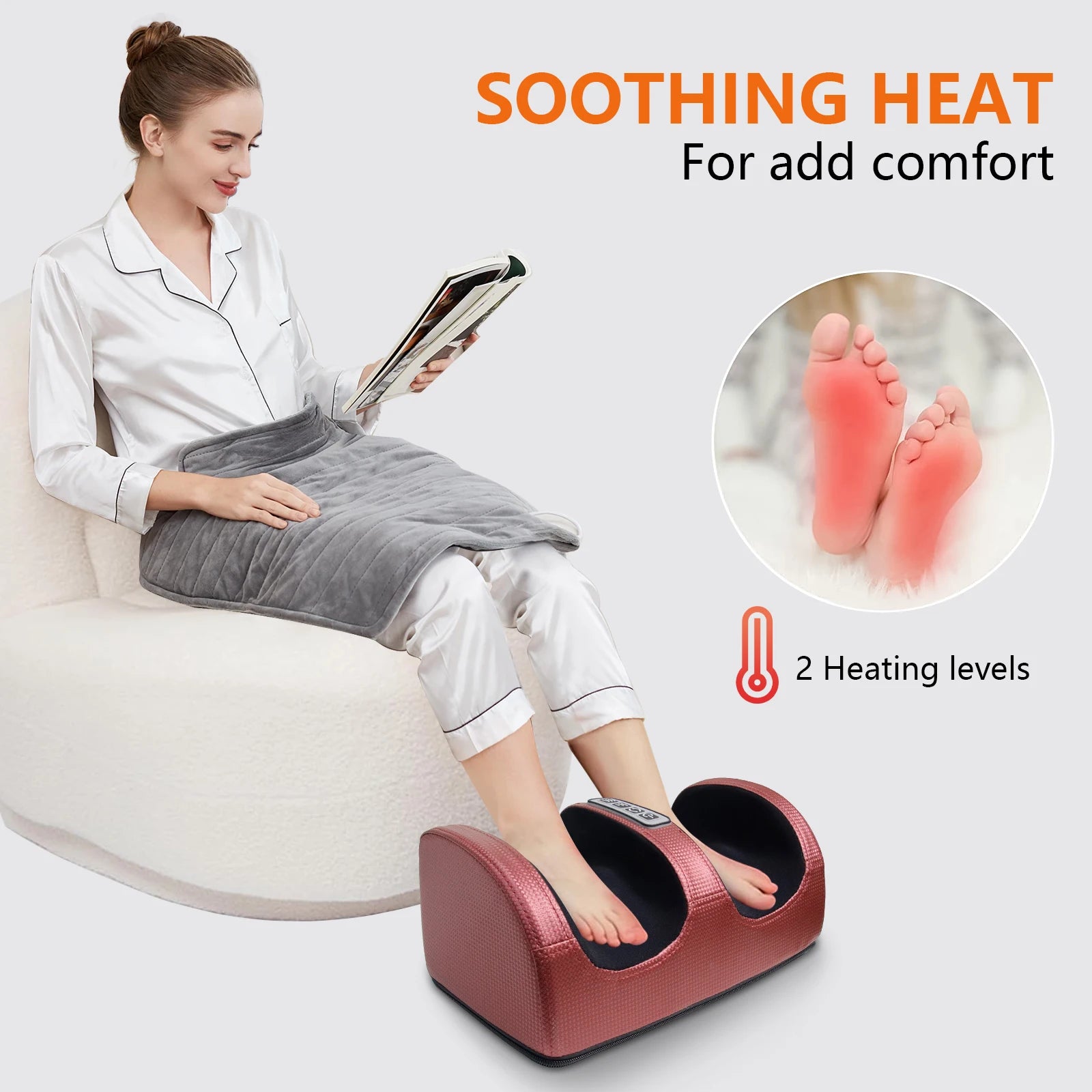 Electric Foot & Leg Massager with Heat