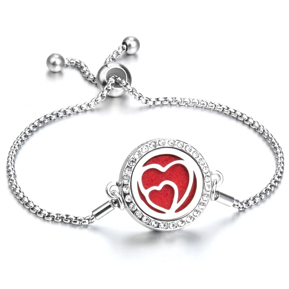 Adjustable Aromatherapy Bracelet – Aroma Perfume Essential Oil Diffuser Jewelry