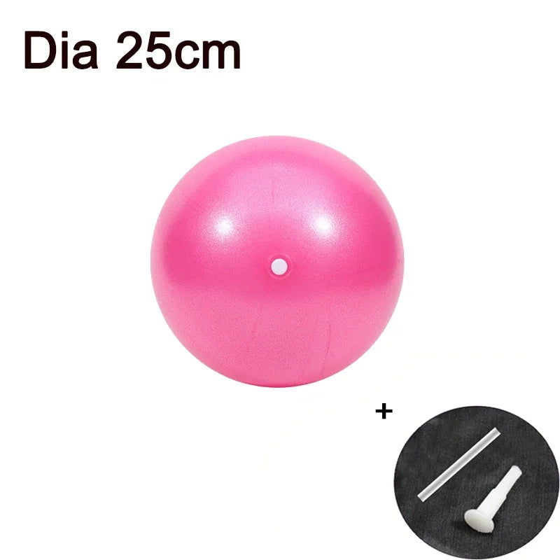 Durable PVC Yoga Ball with Textured Grip, Pump Can Be Selected 45/25cm