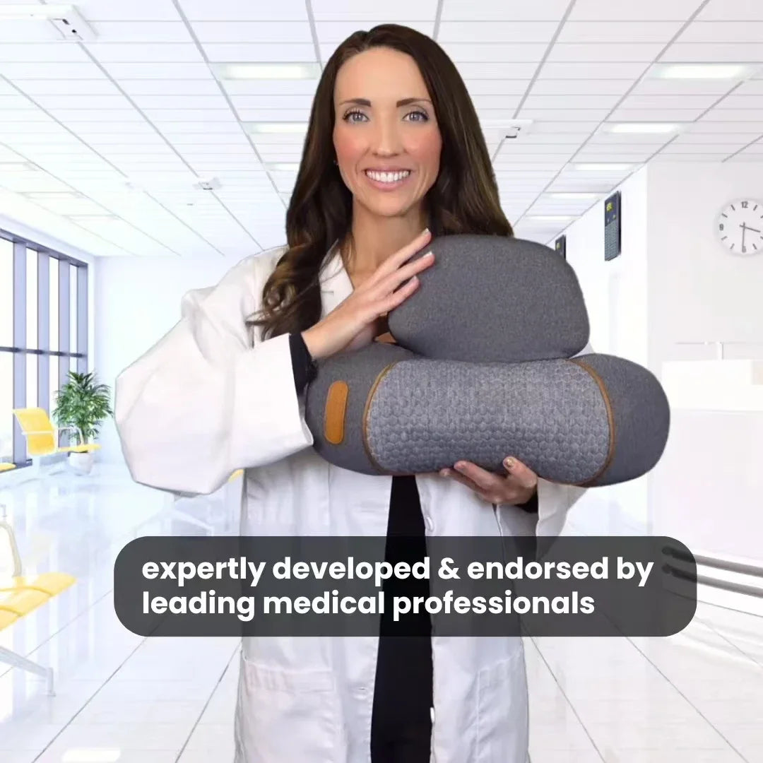 Okayso 3-in-1 Neck Traction & Massager Pillow