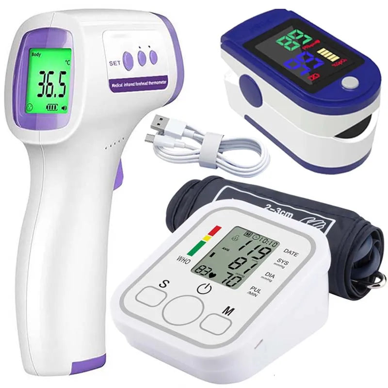 Digital Arm Blood Pressure Monitor – LCD Portable BP Meter