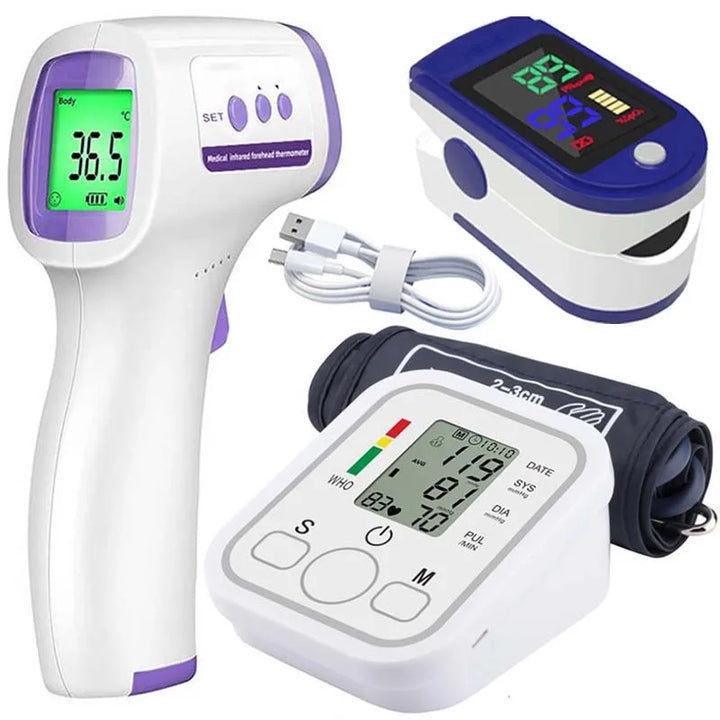 Digital Arm Blood Pressure Monitor – LCD Portable BP Meter