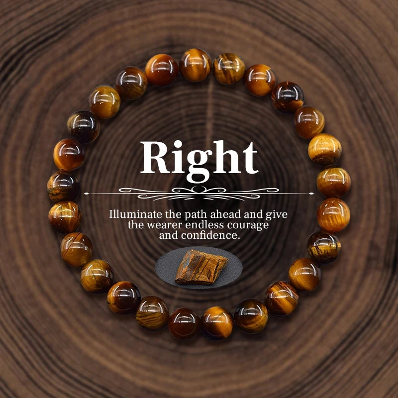 Natural Stone Beads Healing Bracelet for Men & Women