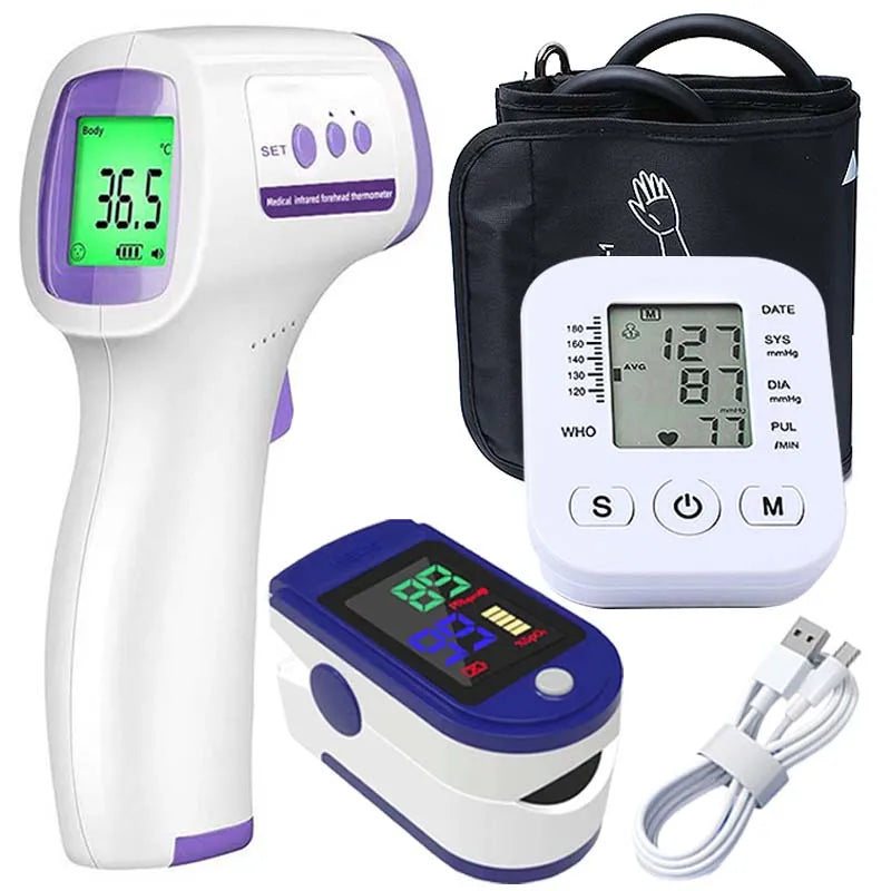 Digital Arm Blood Pressure Monitor – LCD Portable BP Meter