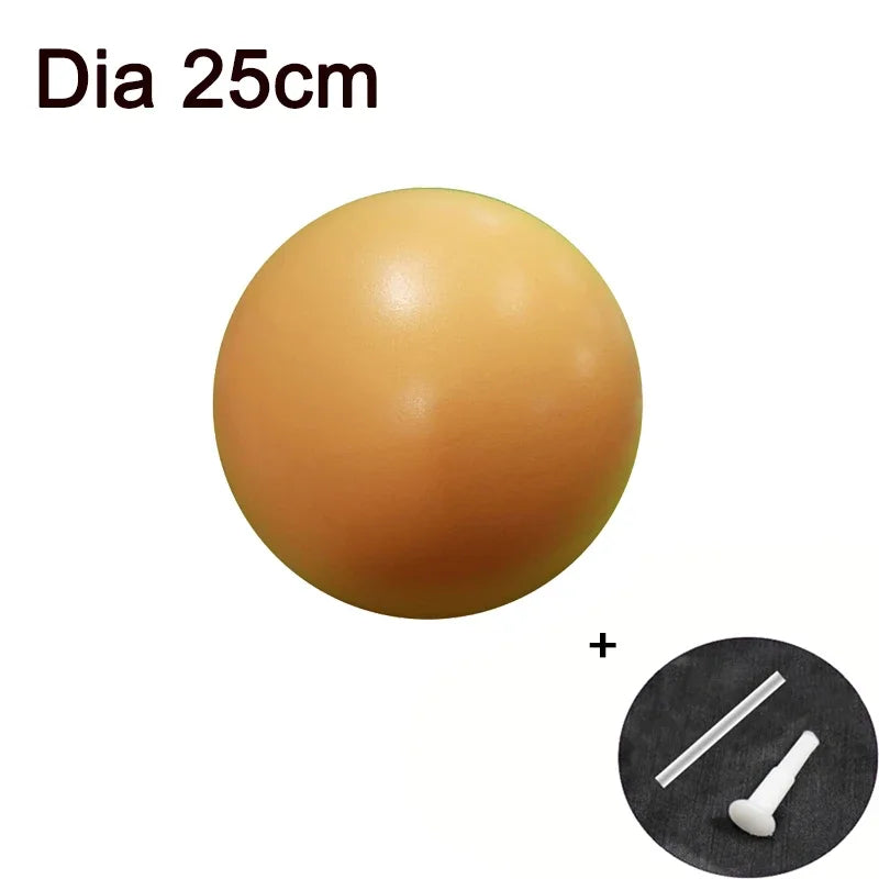 Durable PVC Yoga Ball with Textured Grip, Pump Can Be Selected 45/25cm
