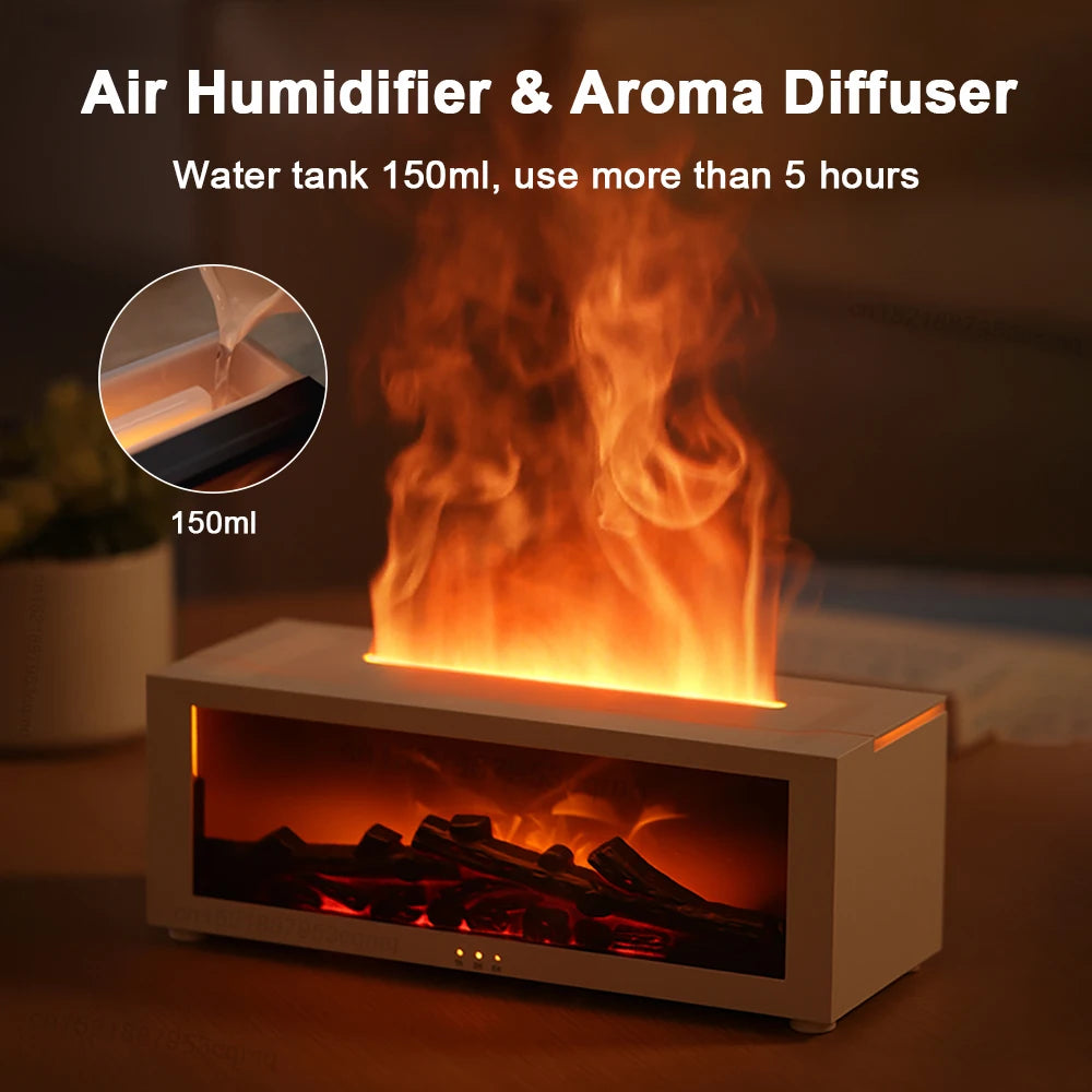 Aroma Humidifier with LED Light & Remote Control