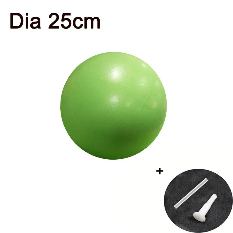 Durable PVC Yoga Ball with Textured Grip, Pump Can Be Selected 45/25cm