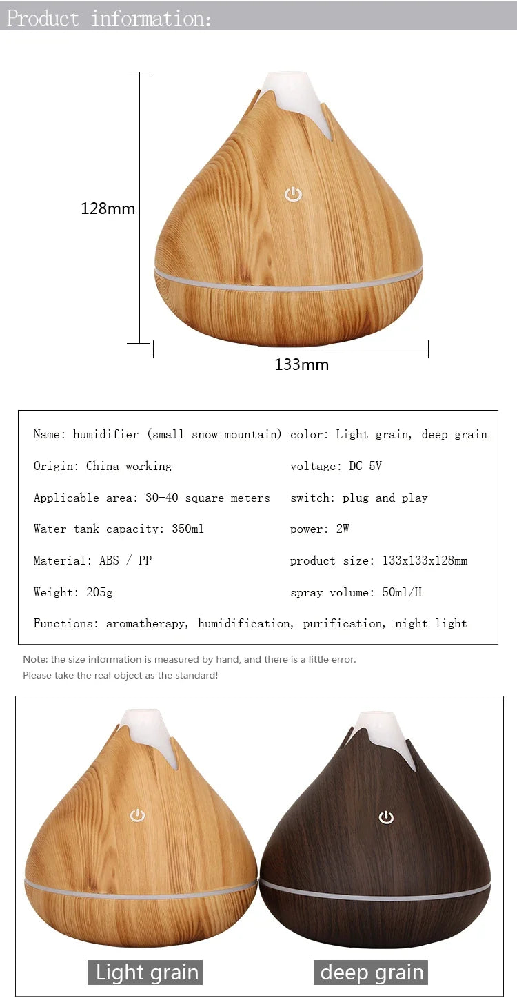 Aromatherapy Essential Oil Diffuser with Remote Control