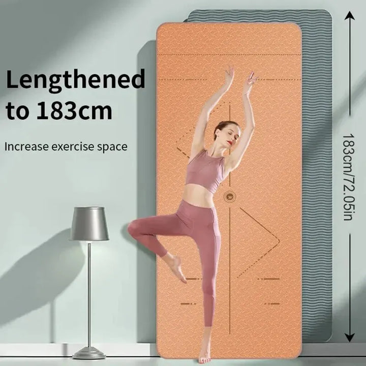 WESTTUNE Non-Slip Yoga Mat with Strap & Bag