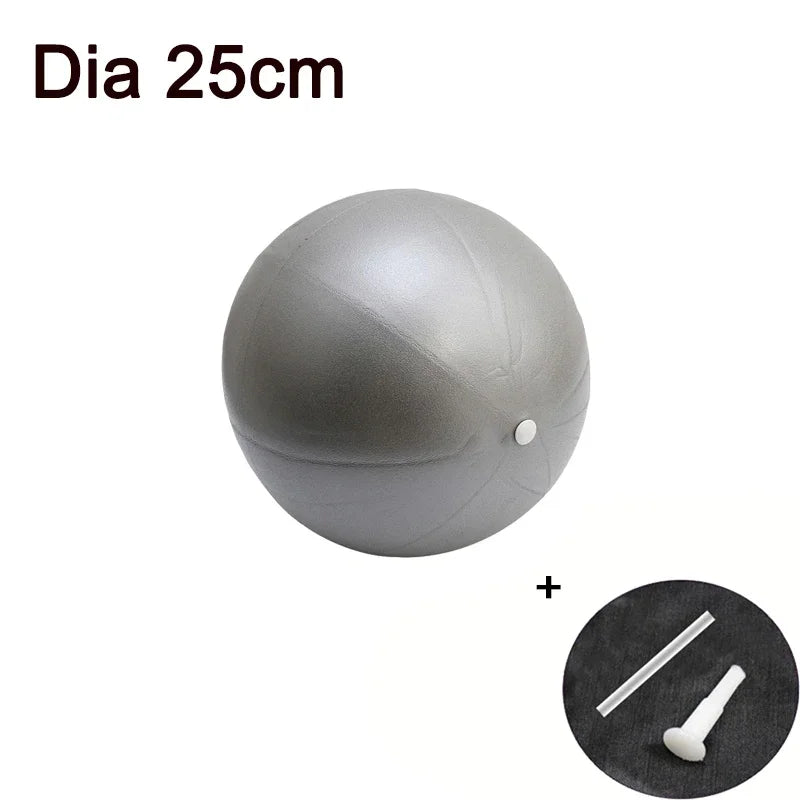 Durable PVC Yoga Ball with Textured Grip, Pump Can Be Selected 45/25cm