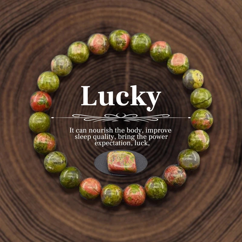 Natural Stone Beads Healing Bracelet for Men & Women