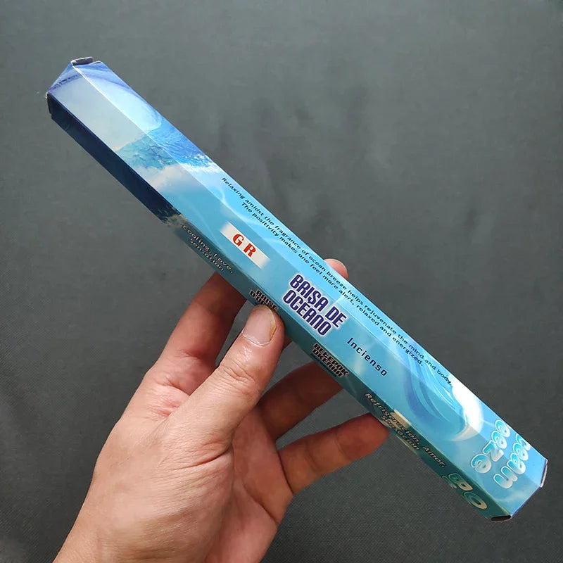 20 Sticks Indian Incense – White Sage, Lavender, Sea Breeze & More for Meditation & Yoga