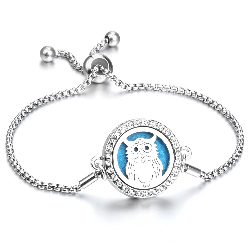 Adjustable Aromatherapy Bracelet – Aroma Perfume Essential Oil Diffuser Jewelry