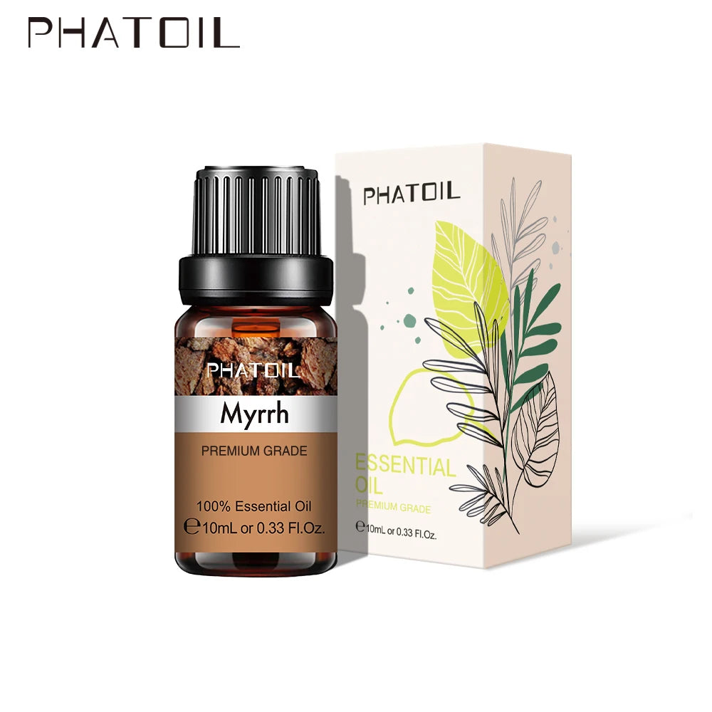 PHATOIL 10ml Pure Natural Essential Oil – Air Freshener Refill for Diffusers & Humidifiers