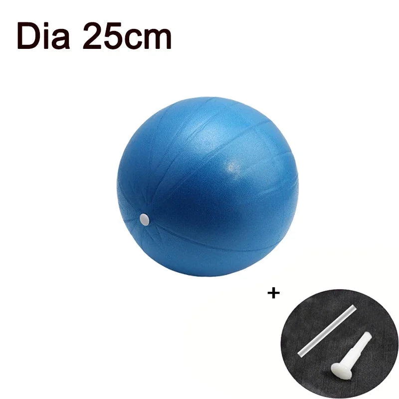 Durable PVC Yoga Ball with Textured Grip, Pump Can Be Selected 45/25cm
