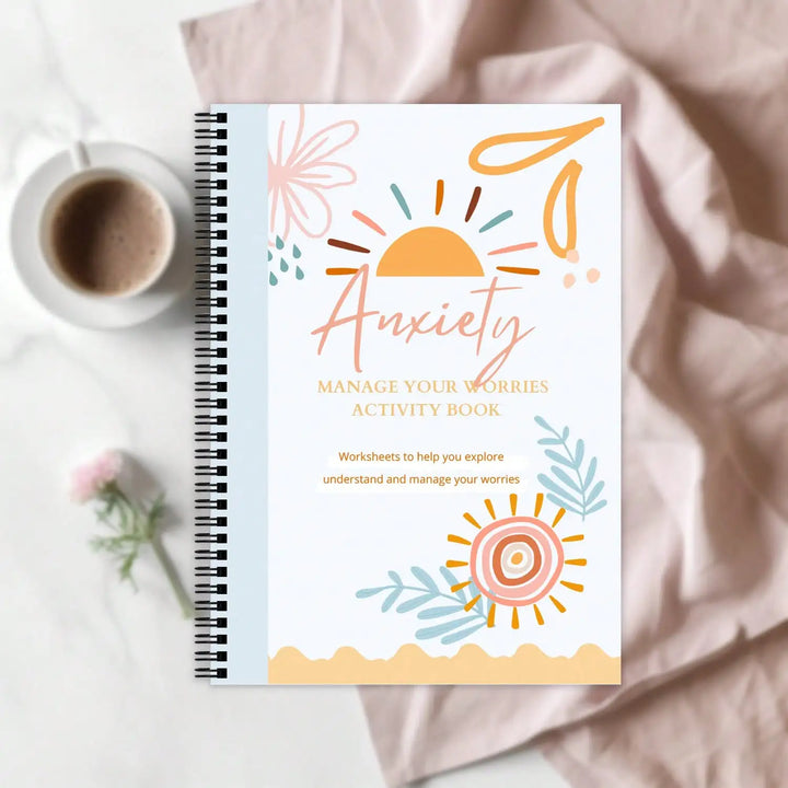 Anxiety Relief Workbook – CBT Therapy Journal & Mental Health Diary