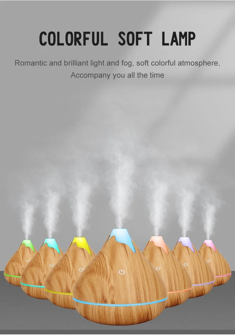 Aromatherapy Essential Oil Diffuser with Remote Control