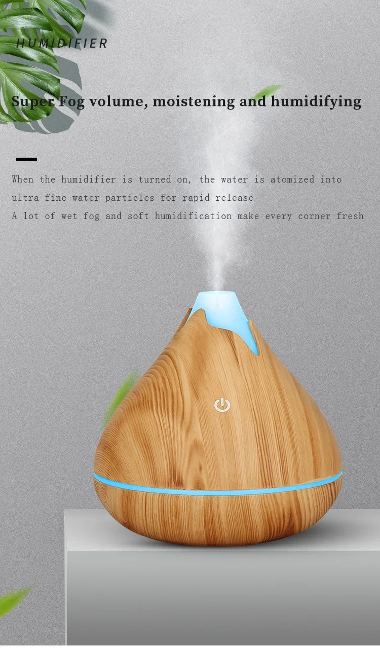 Aromatherapy Essential Oil Diffuser with Remote Control