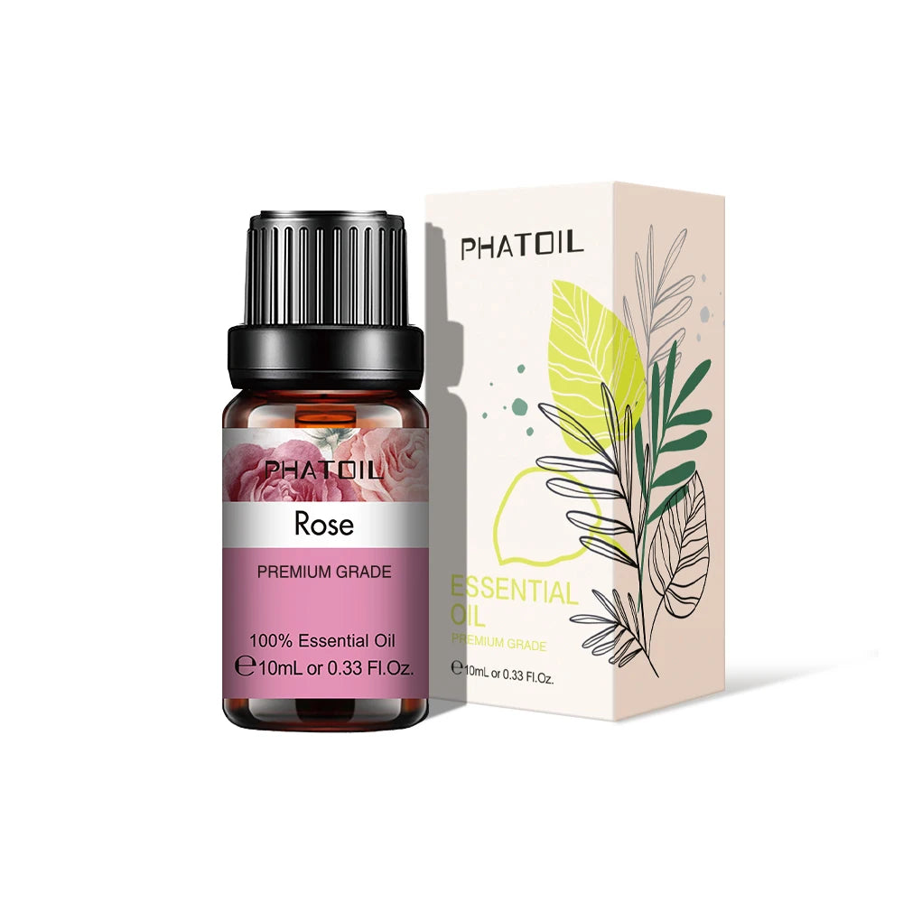 PHATOIL 10ml Pure Natural Essential Oil – Air Freshener Refill for Diffusers & Humidifiers