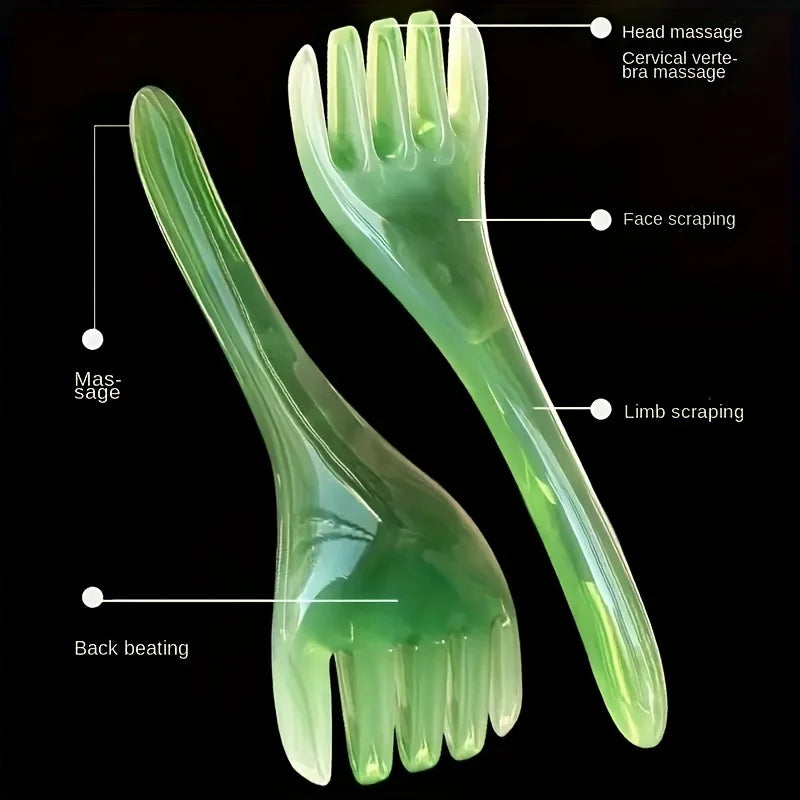 5-Claw Head Massager Comb Set (4pcs)