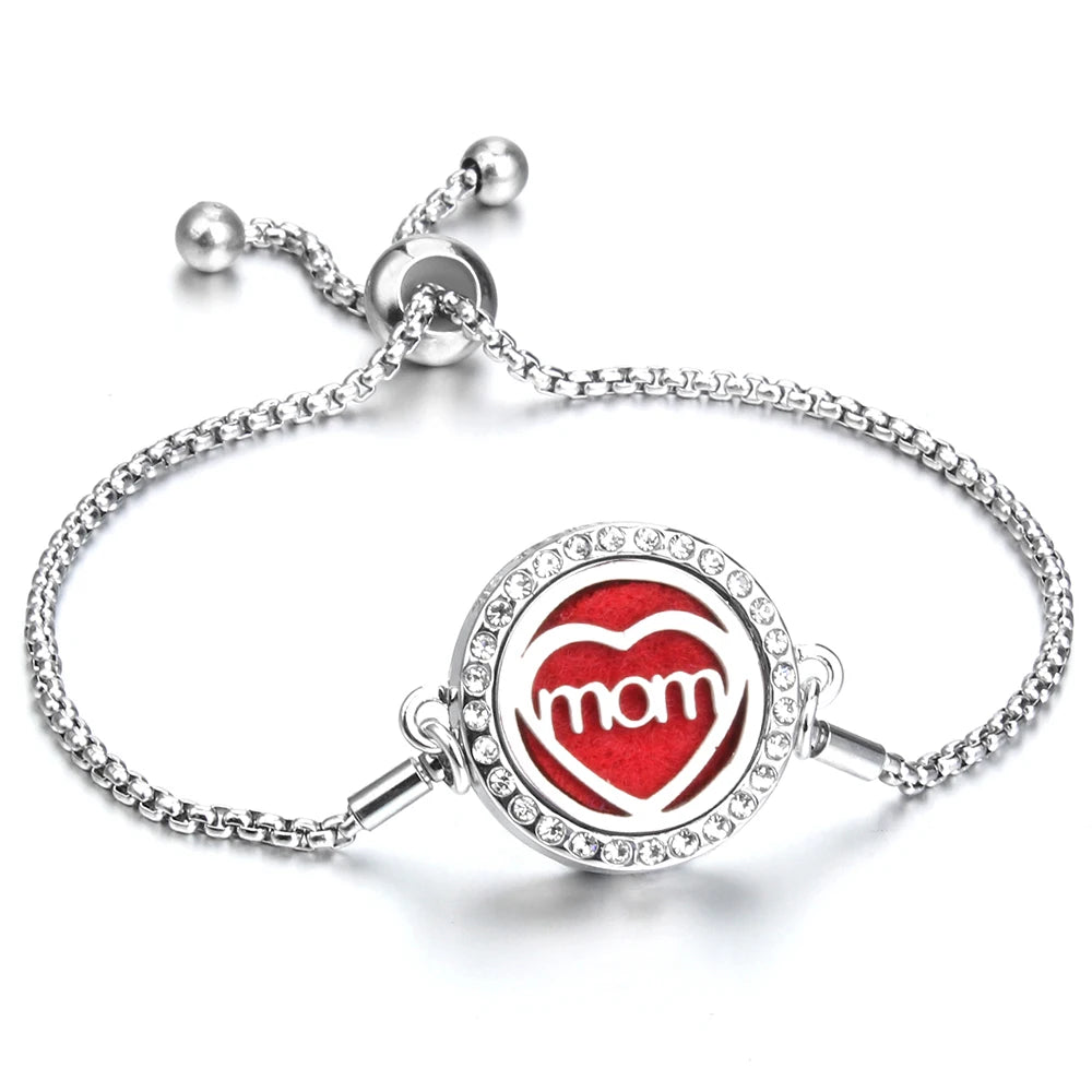 Adjustable Aromatherapy Bracelet – Aroma Perfume Essential Oil Diffuser Jewelry