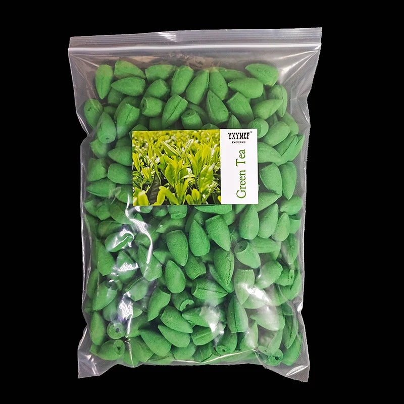 Backflow Incense Cones – Mixed Natural Scents for Waterfall Burners - 100g about 56pcs