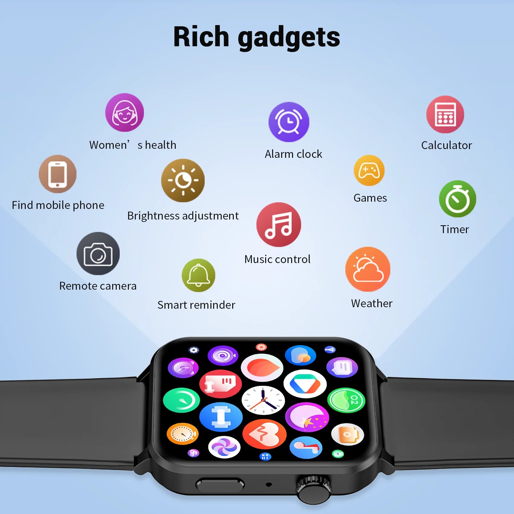 Baolubao 1.85" Smartwatch Fitness Tracker