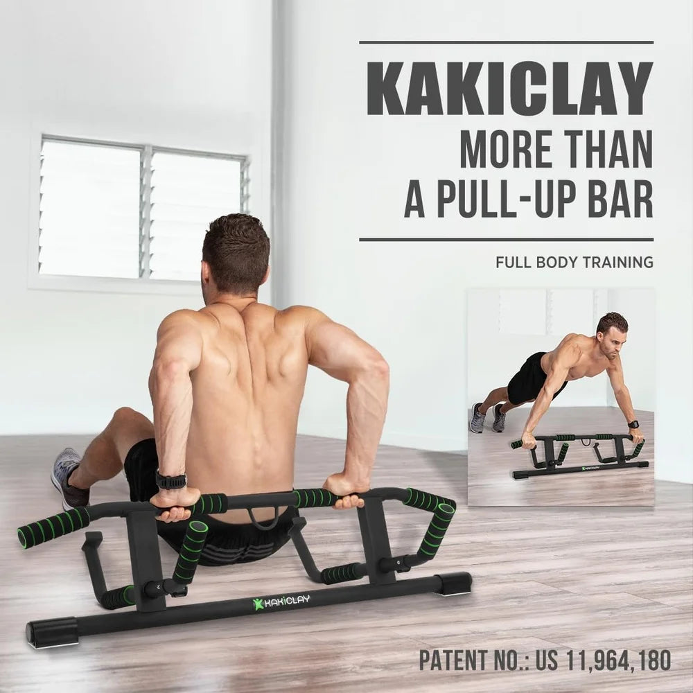2025 Multi-Grip Pull-Up Bar – Ergonomic Doorway Workout Bar (440lbs Capacity)