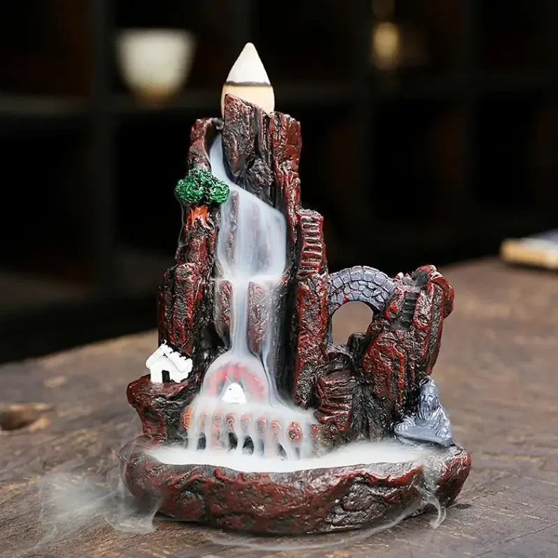 Backflow Incense Cones – Mixed Natural Scents for Waterfall Burners