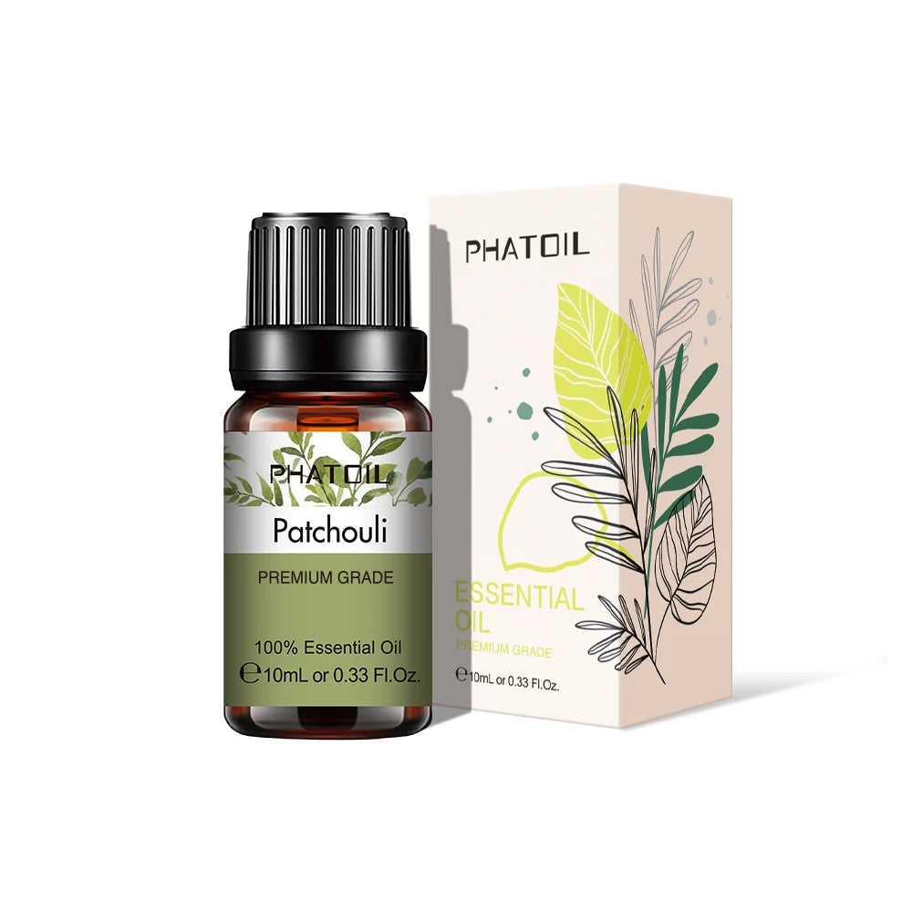 PHATOIL 10ml Pure Natural Essential Oil – Air Freshener Refill for Diffusers & Humidifiers