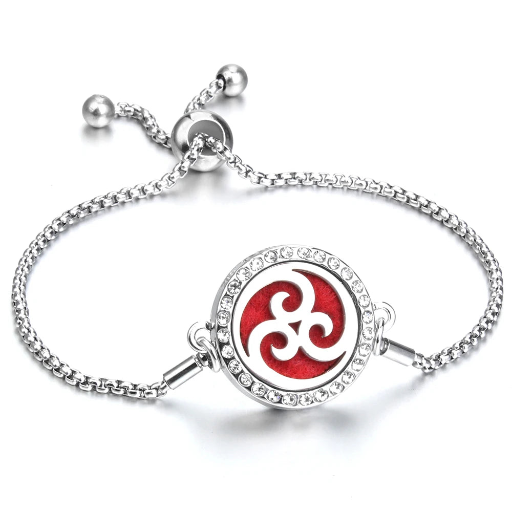 Adjustable Aromatherapy Bracelet – Aroma Perfume Essential Oil Diffuser Jewelry