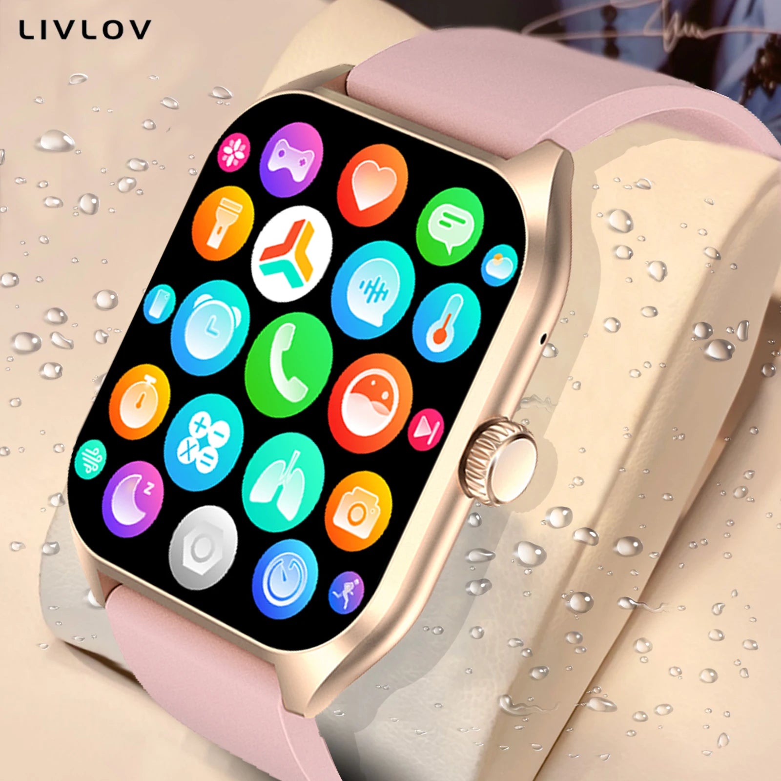AI Voice Assistant Smartwatch 1.96" HD Screen