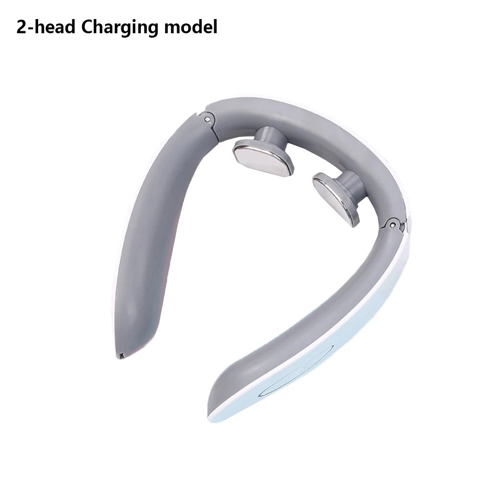 Portable Smart Neck Massager – USB Rechargeable Deep Tissue Cervical Relief Device