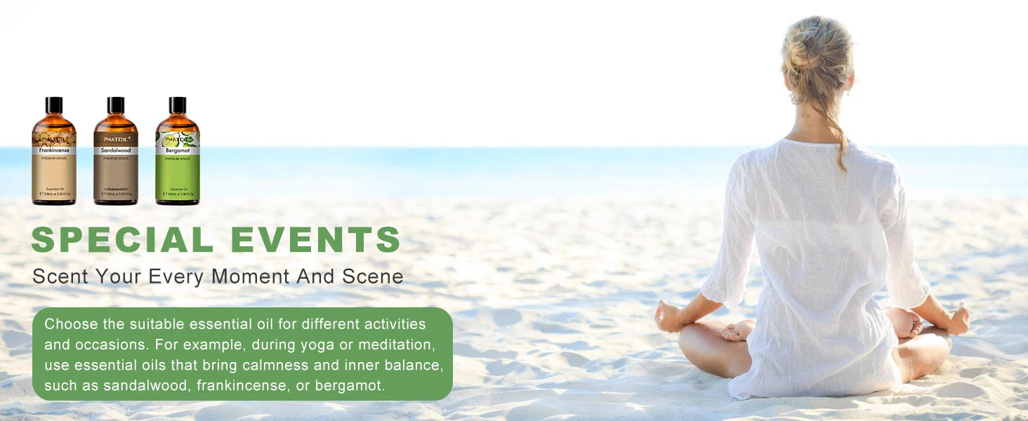 PHATOIL 100ml Essential Oil – Natural Plant Aromatherapy Fragrance