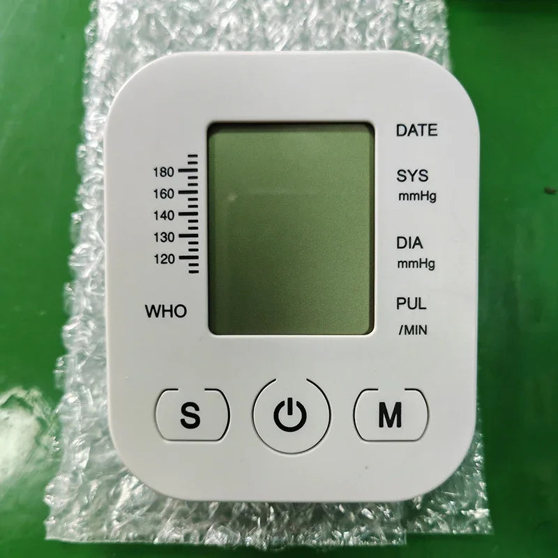 Digital Arm Blood Pressure Monitor – LCD Portable BP Meter