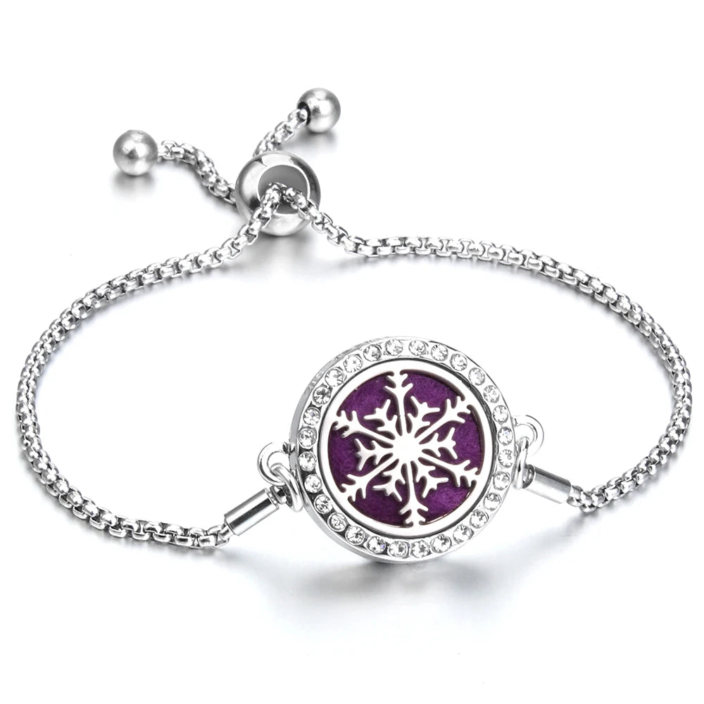 Adjustable Aromatherapy Bracelet – Aroma Perfume Essential Oil Diffuser Jewelry