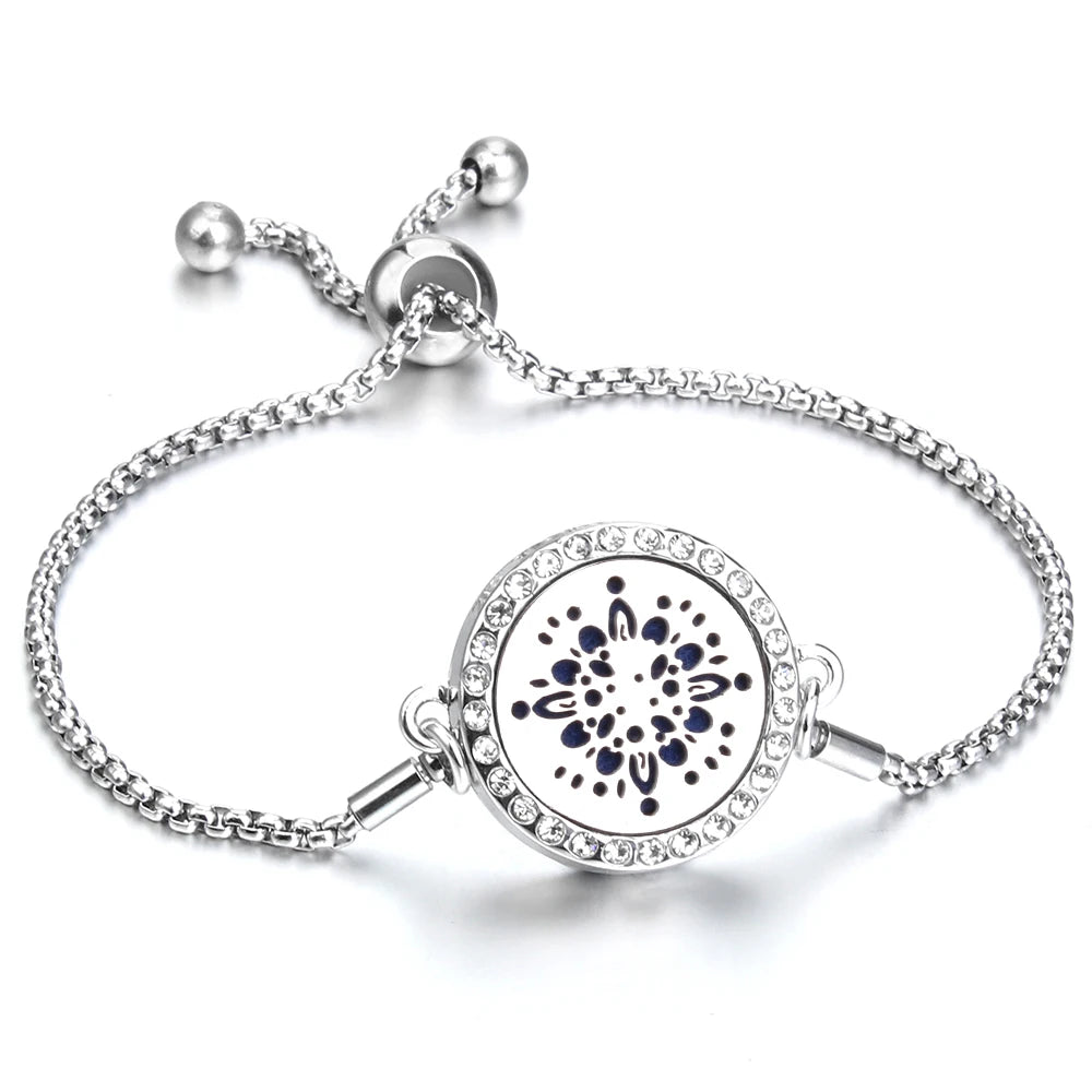 Adjustable Aromatherapy Bracelet – Aroma Perfume Essential Oil Diffuser Jewelry