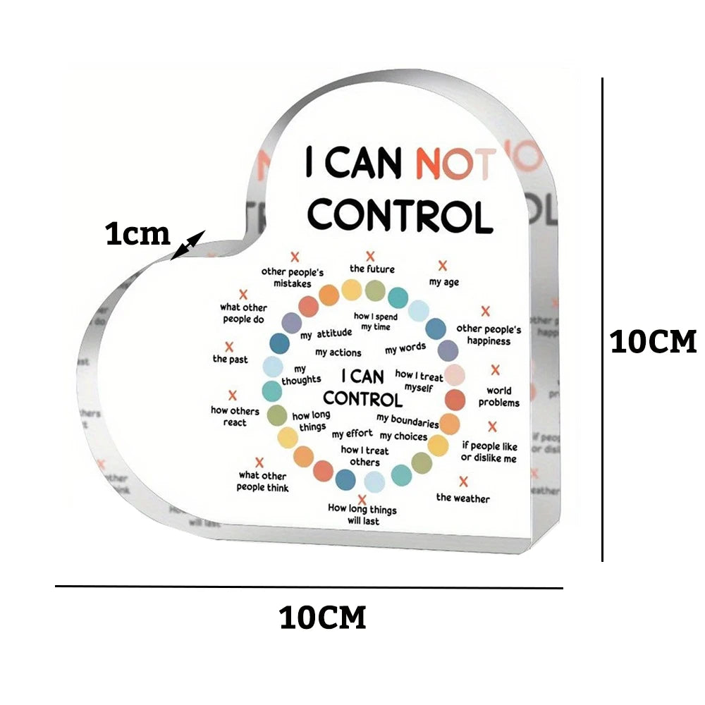 Mental Health Therapy Affirmations Acrylic Sign