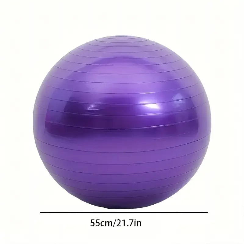Durable PVC Yoga Ball with Textured Grip