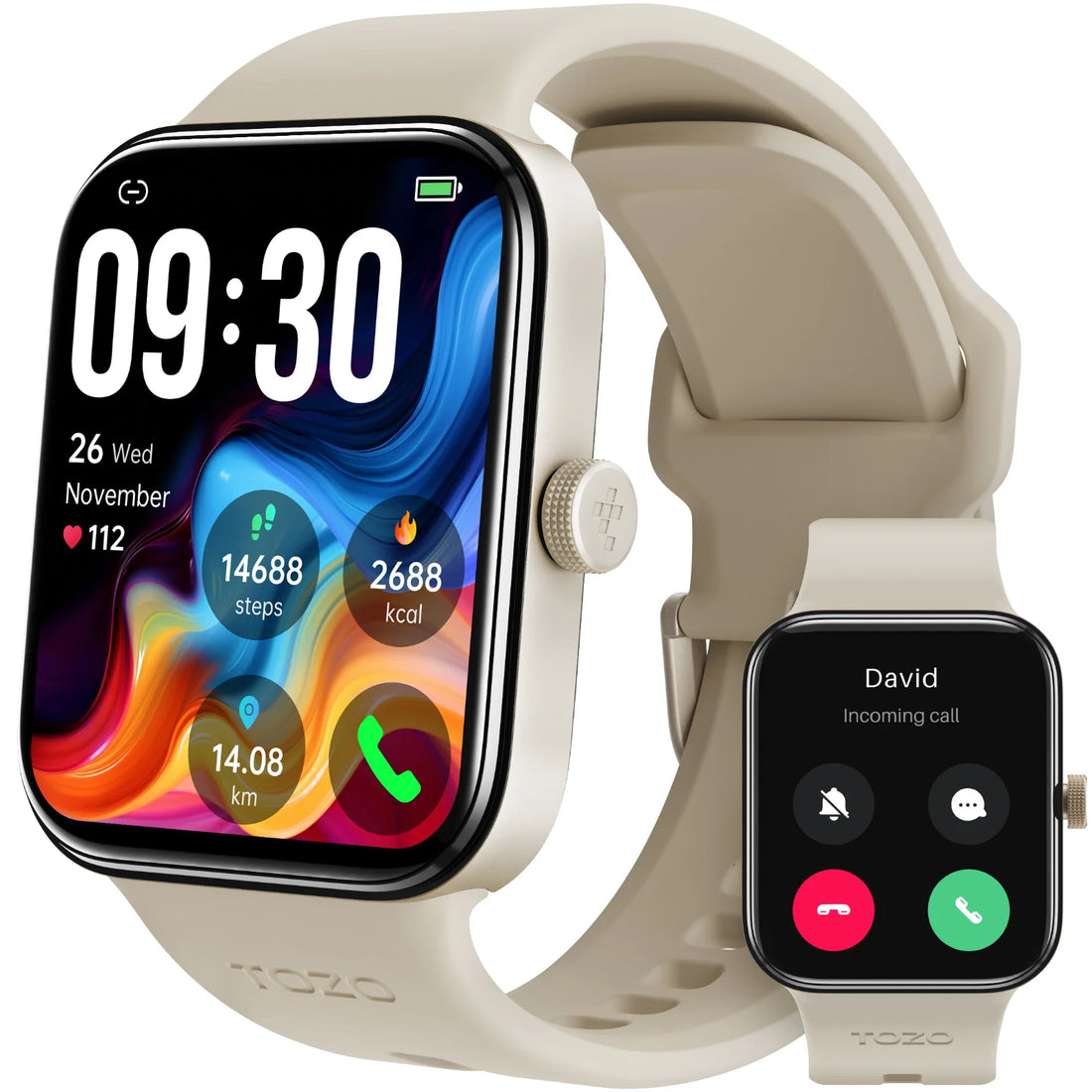TOZO S4 AcuFit Smartwatch 1.78" AMOLED Screen