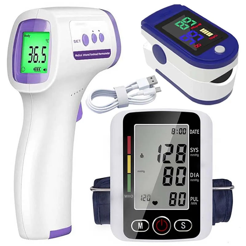 Digital Arm Blood Pressure Monitor – LCD Portable BP Meter