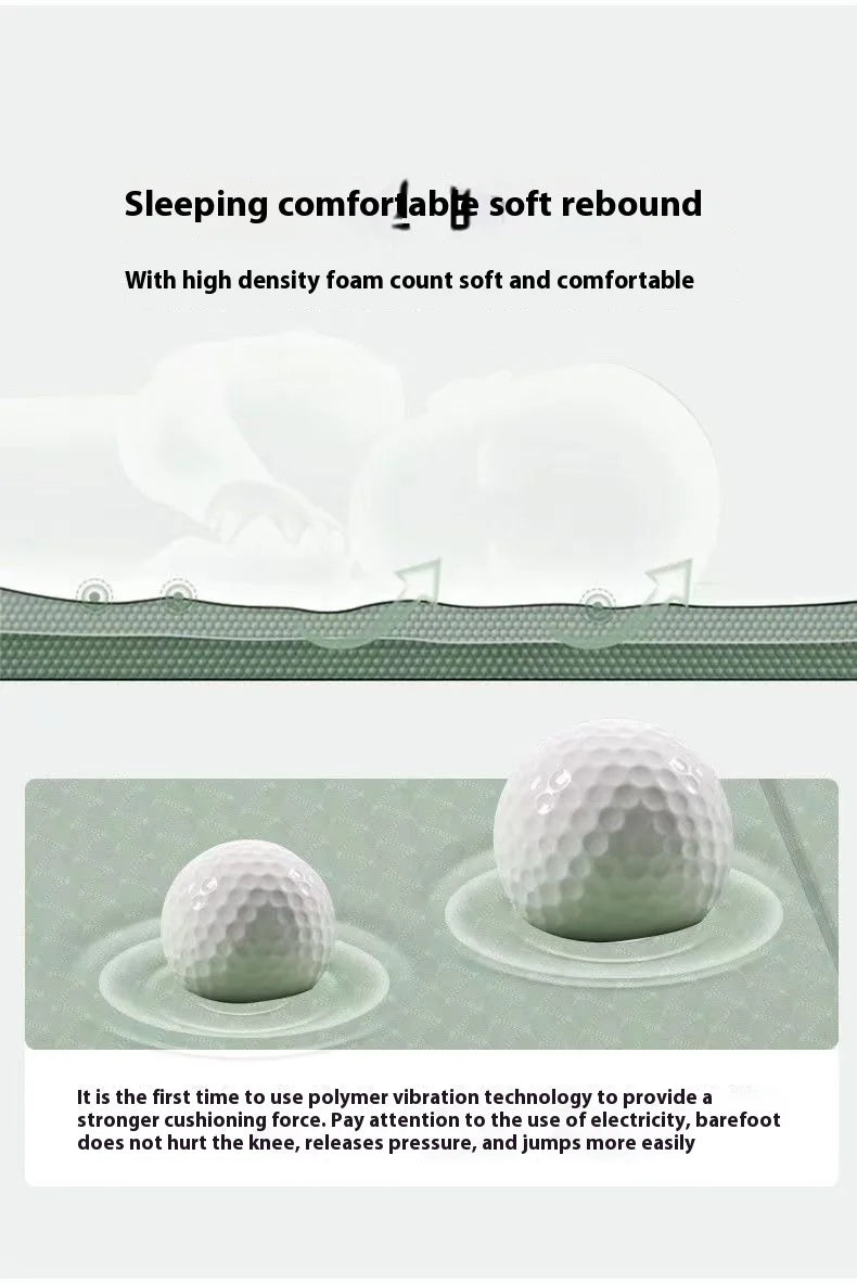 Foldable Anti-Slip Yoga & Nap Mat – Portable Thick Floor Mat for Home & Travel