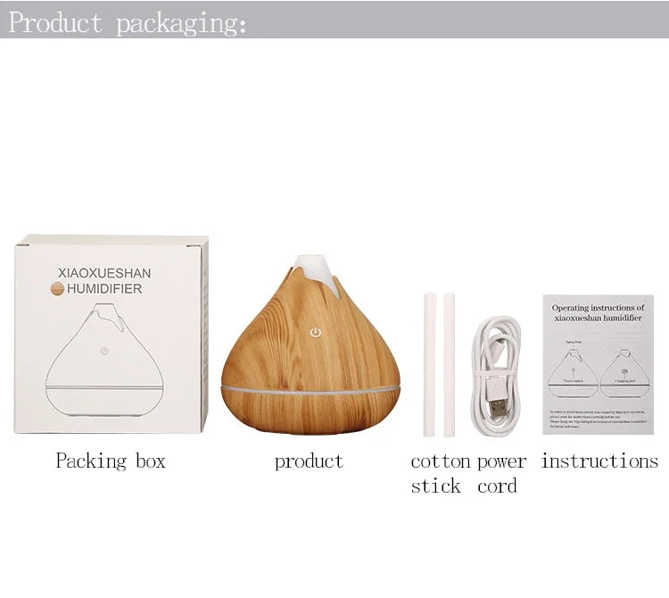 Aromatherapy Essential Oil Diffuser with Remote Control