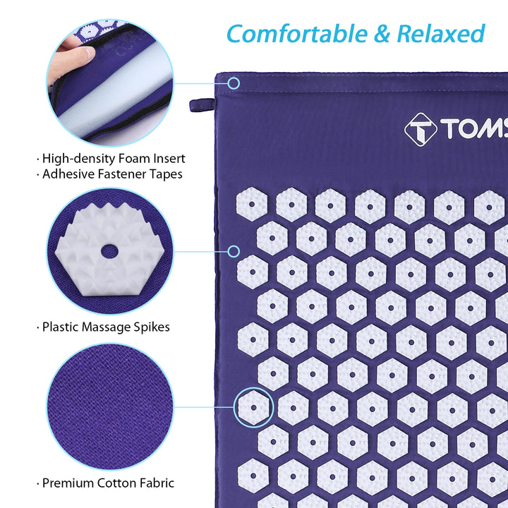 Acupressure Mat & Pillow Set for Pain Relief