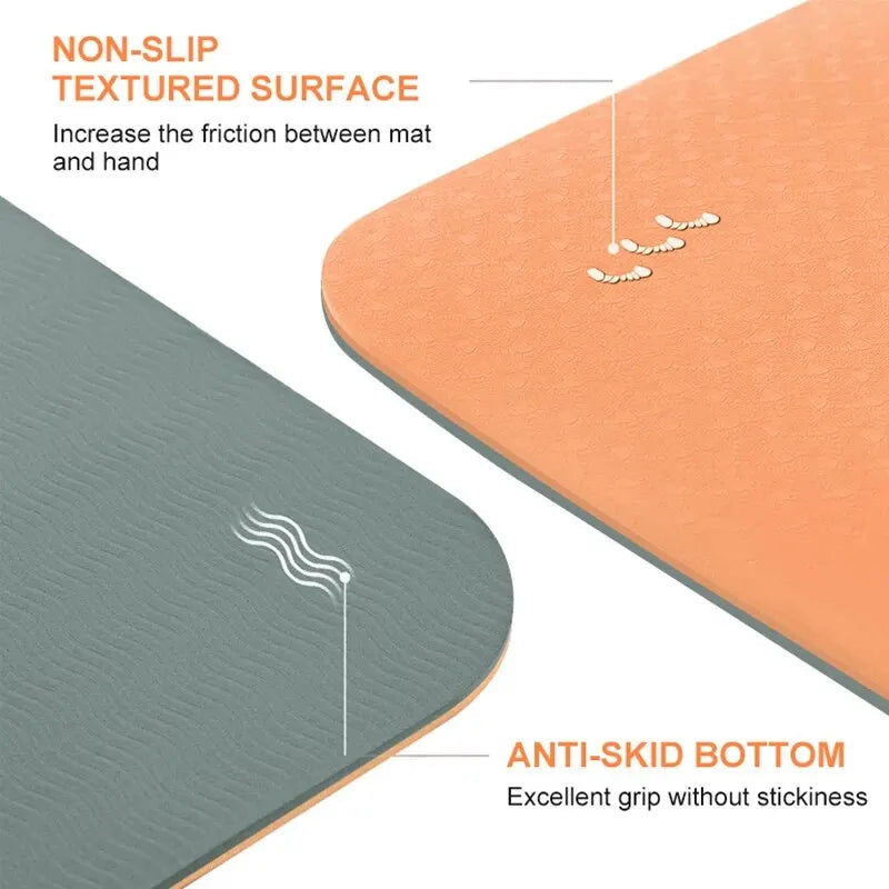WESTTUNE Non-Slip Yoga Mat with Strap & Bag