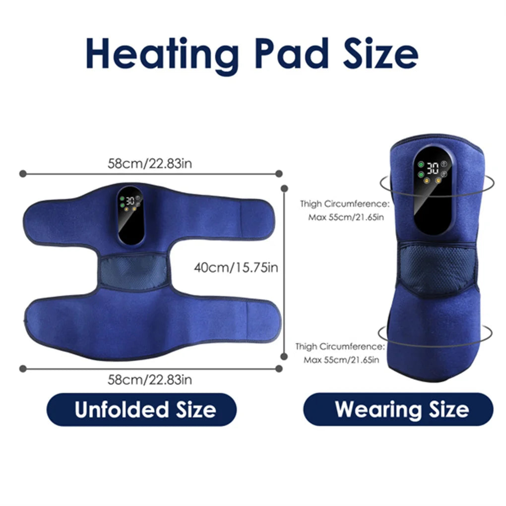 Cordless Heated Knee Massager Brace